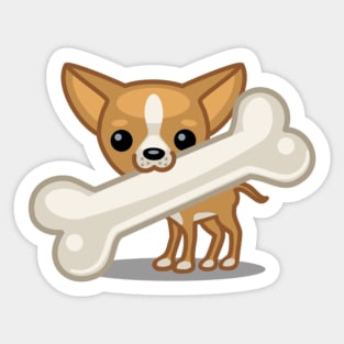 Chihuahua Chiwawa Dog tshirt - Dog Gifts for Chihuahua and Miniature Dog Lovers Sticker